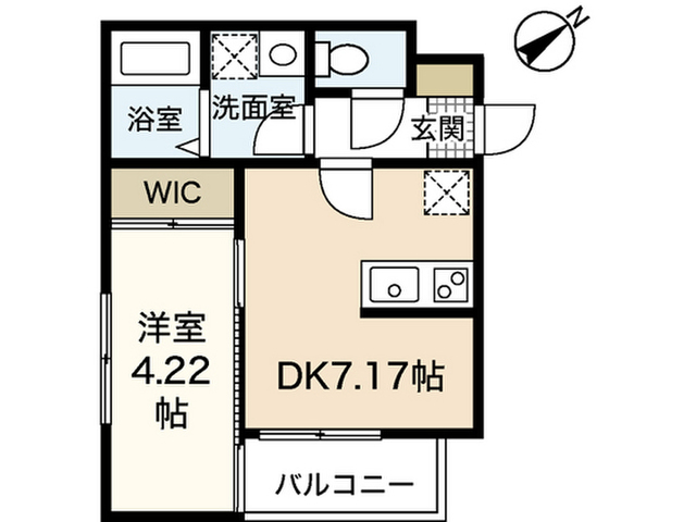 セブンプロート庚午南 間取図